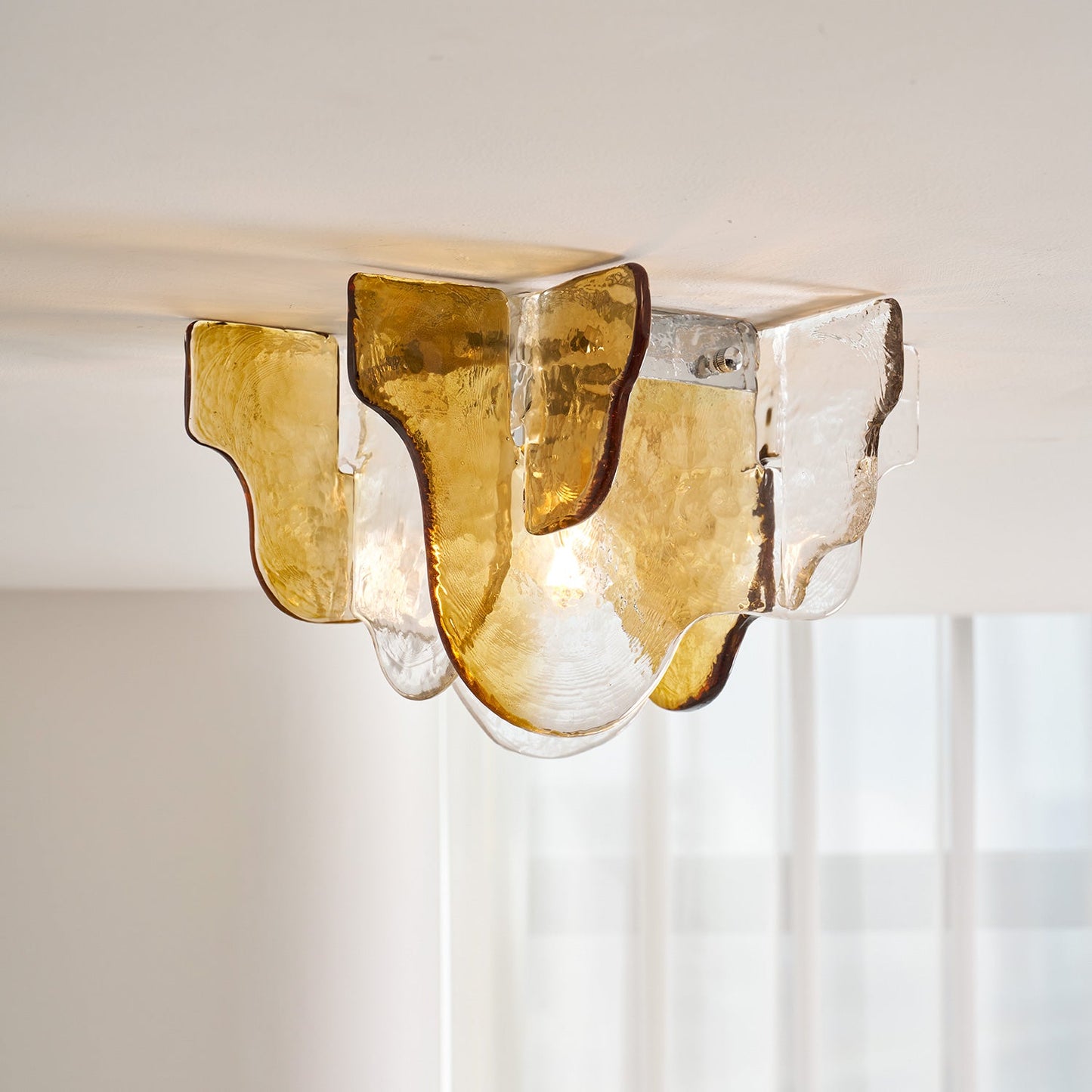 Lampe de Plafond Carlo Nason en Verre