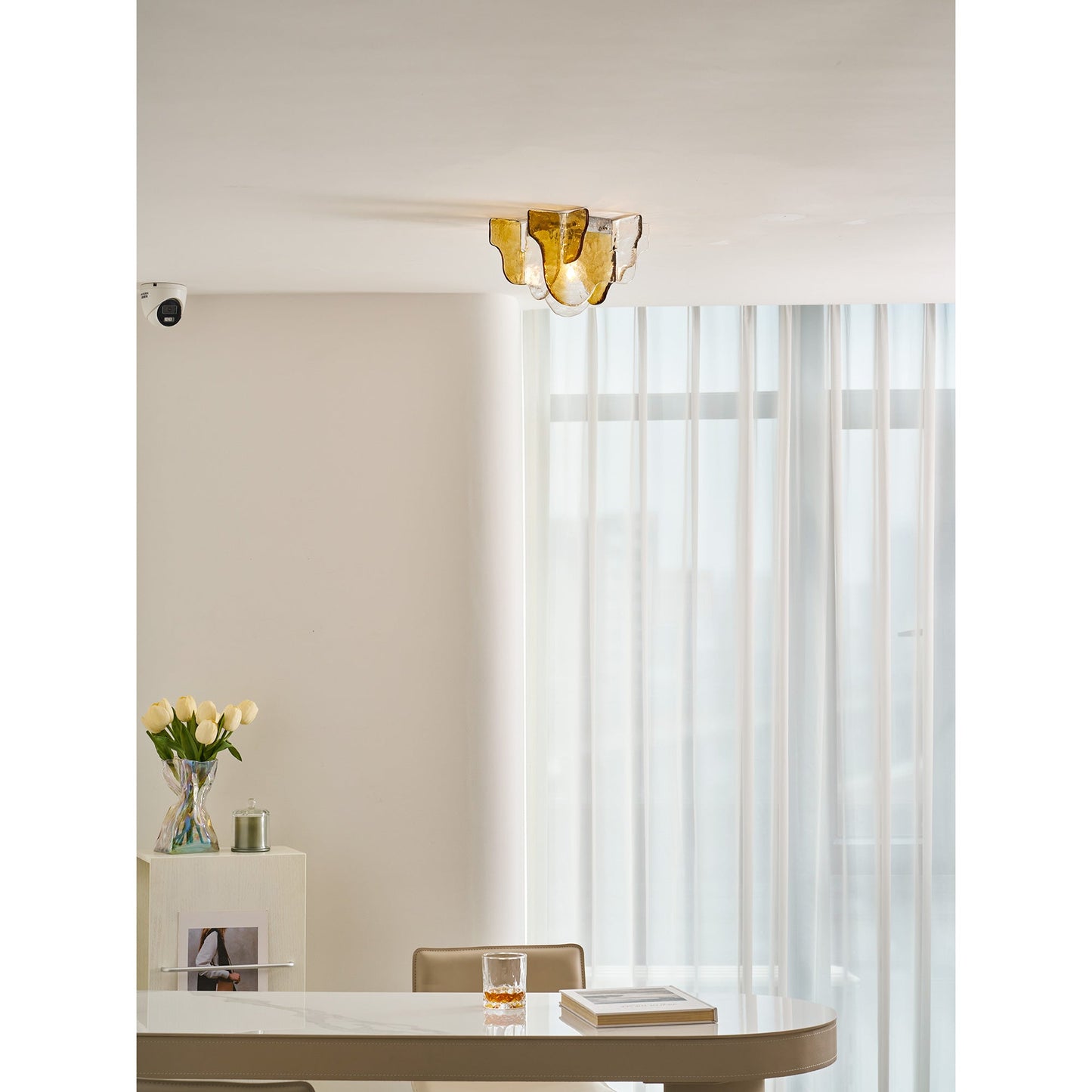 Lampe de Plafond Carlo Nason en Verre