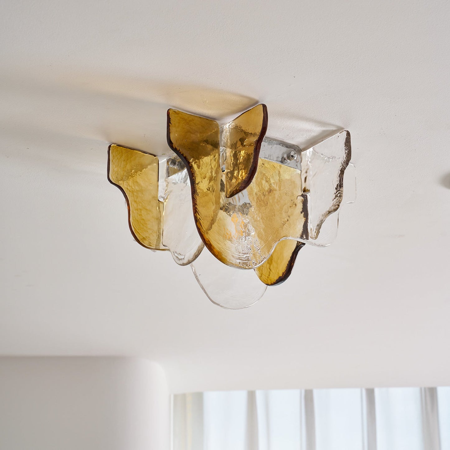 Lampe de Plafond Carlo Nason en Verre