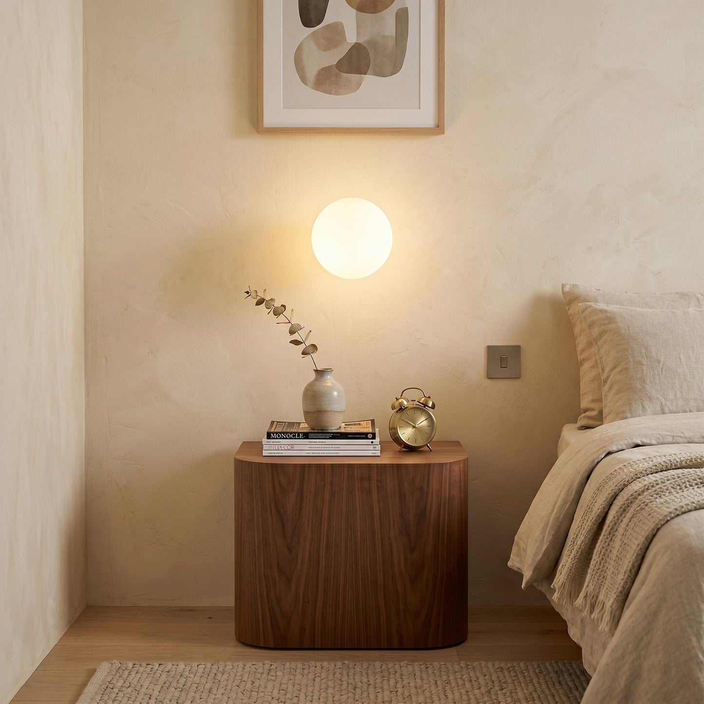 Applique Murale Vimala en Verre – Lumière Pure & Design Épuré Polyvalent