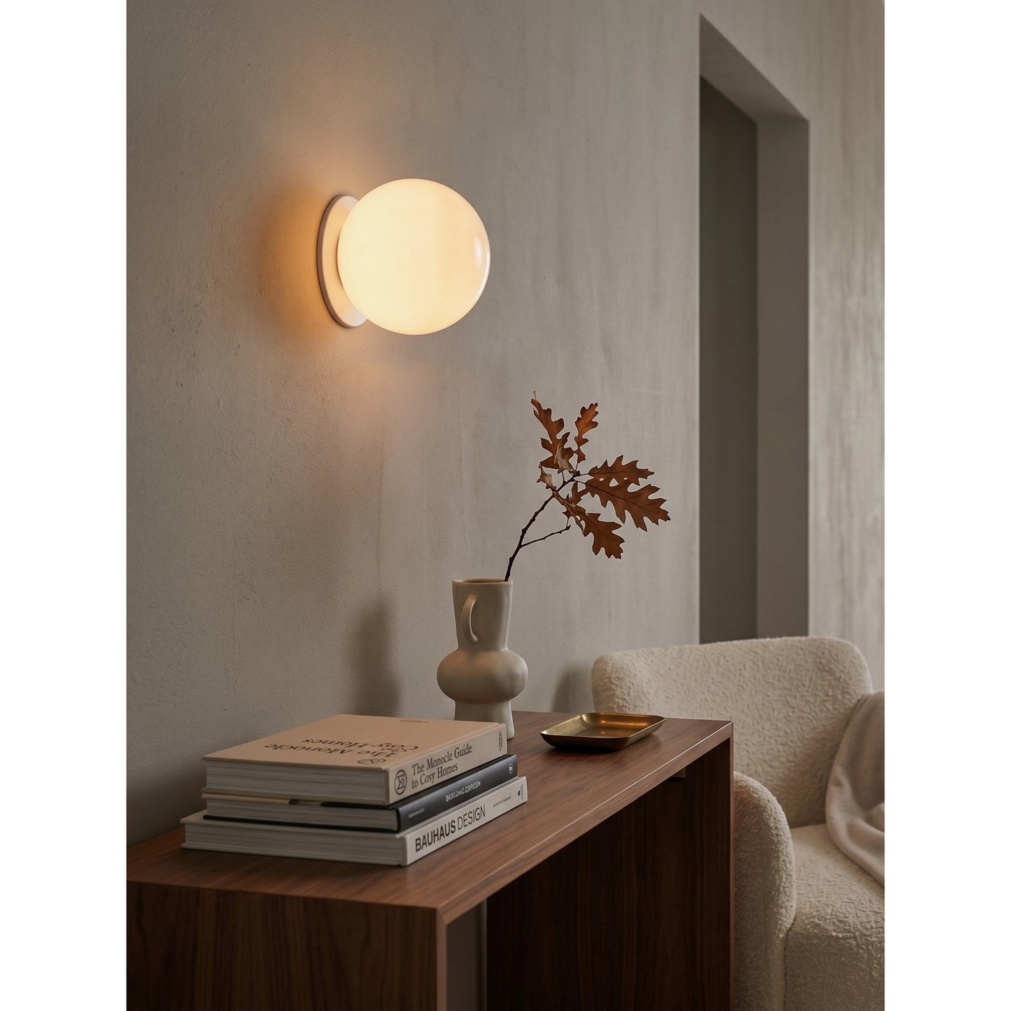 Applique Murale Vimala en Verre – Lumière Pure & Design Épuré Polyvalent