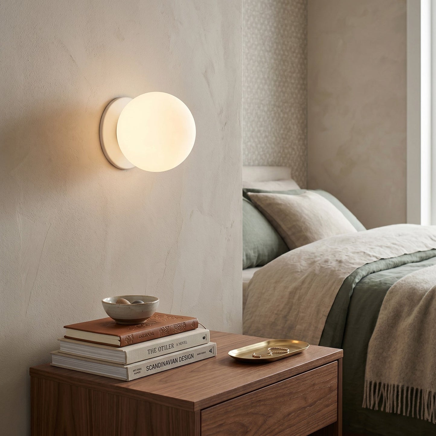 Applique Murale Vimala en Verre – Lumière Pure & Design Épuré Polyvalent
