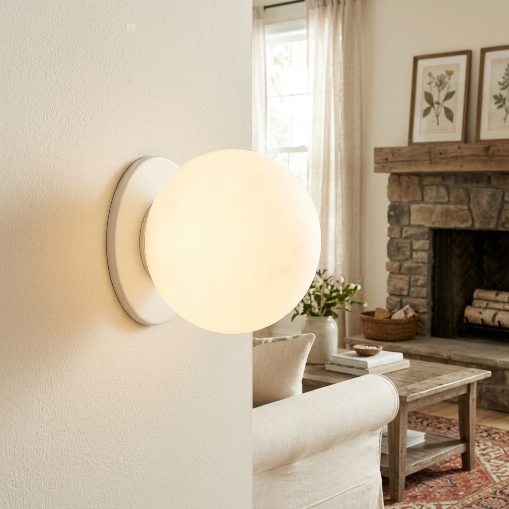 Applique Murale Vimala en Verre – Lumière Pure & Design Épuré Polyvalent