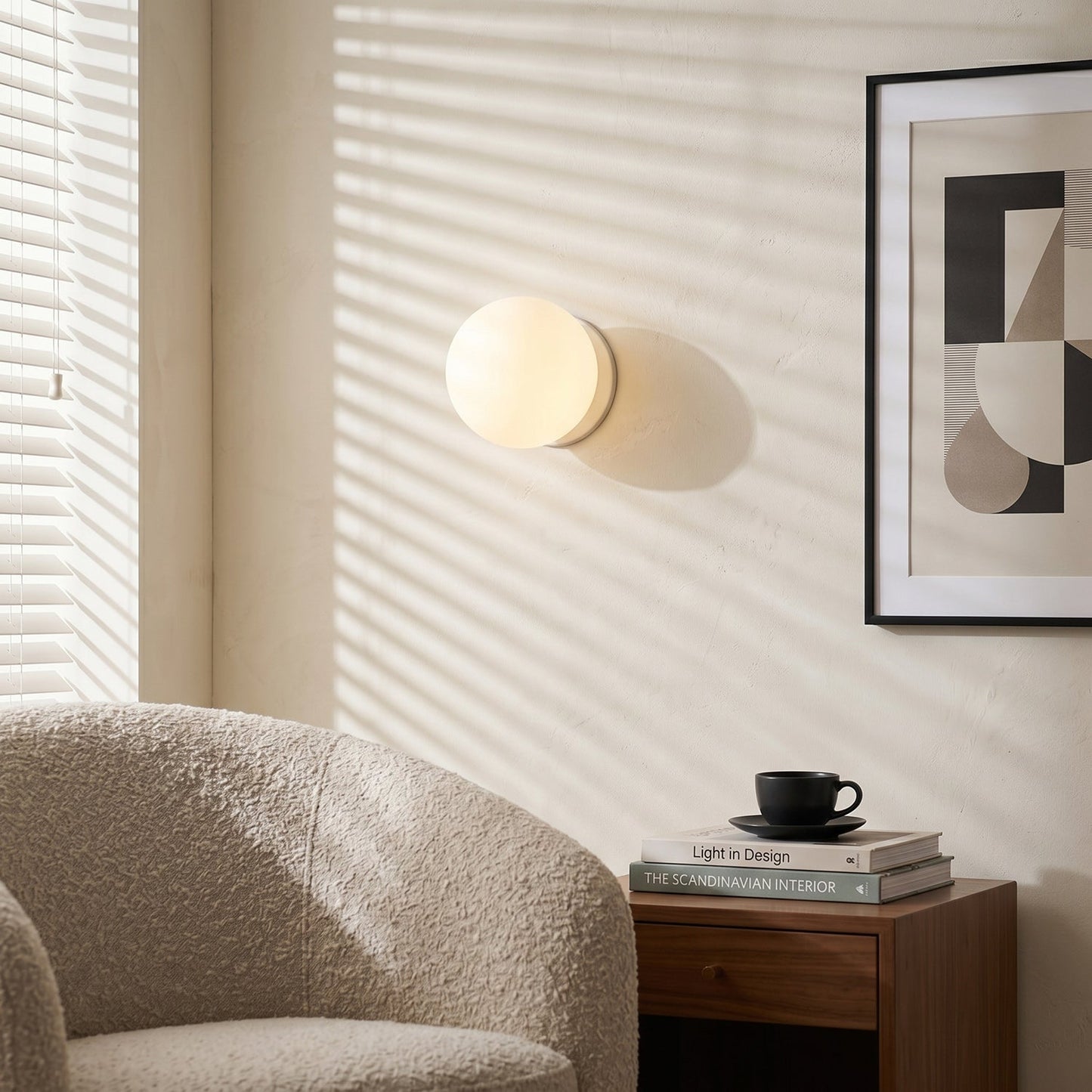 Applique Murale Vimala en Verre – Lumière Pure & Design Épuré Polyvalent