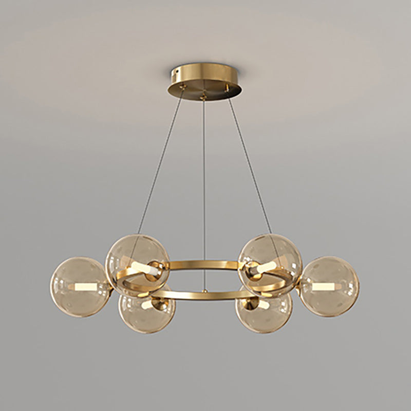Suspension en Verre Soufflé – Grandeur & Raffinement pour vos Grandes Pièces