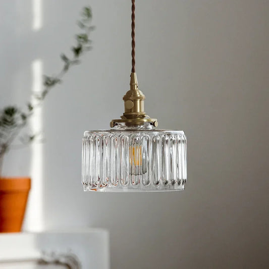 Suspension Vintage Verre Minimaliste Élégante