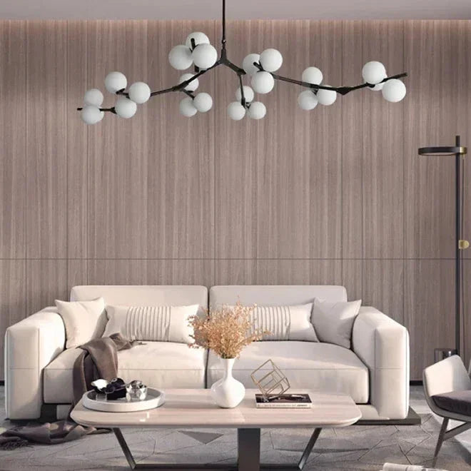 Suspension LED Nordique Branches d’Arbre