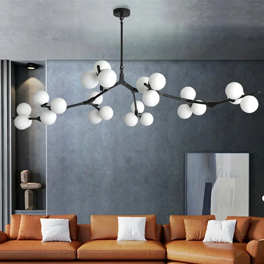Suspension LED Nordique Branches d’Arbre
