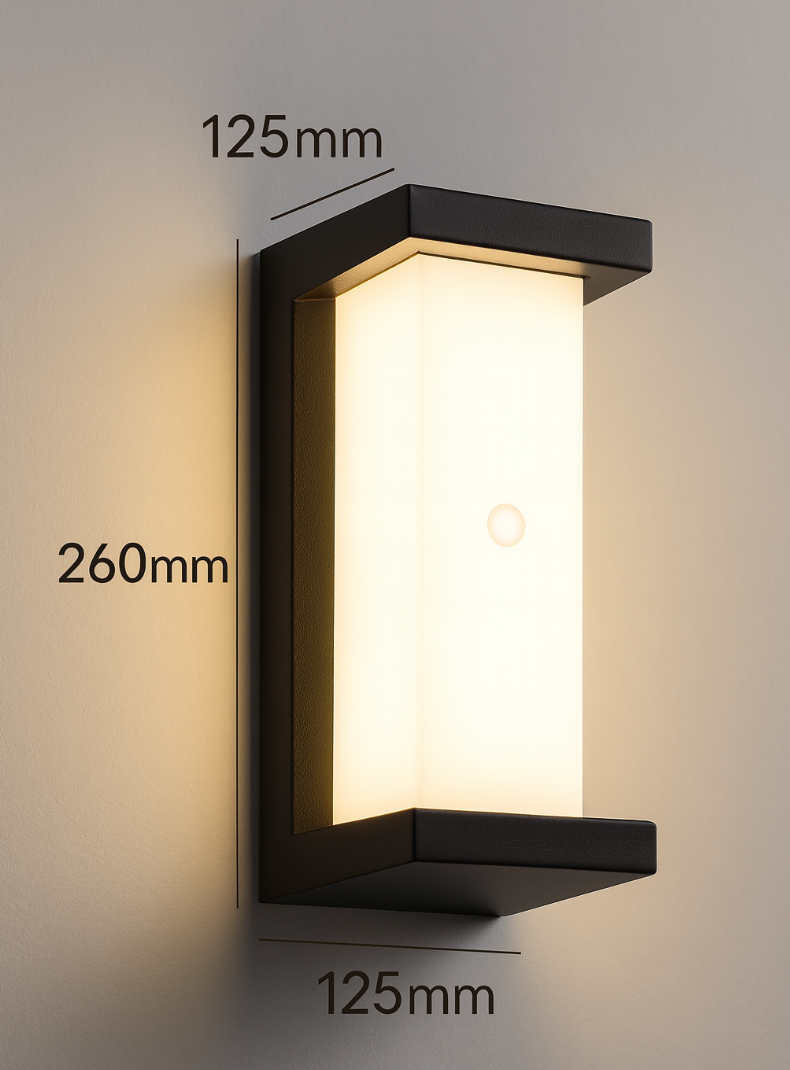 Lampe Murale Extérieure à Détection de Mouvement – Sécurité Automatique & Économique