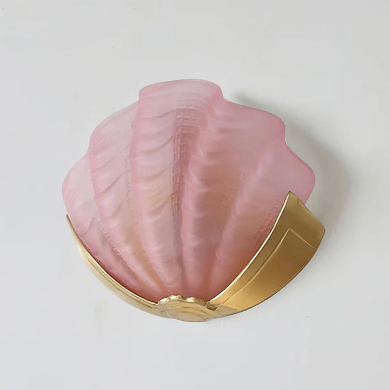 Applique Murale Coquillage en Verre – Art Contemporain & Lumière Sculptée