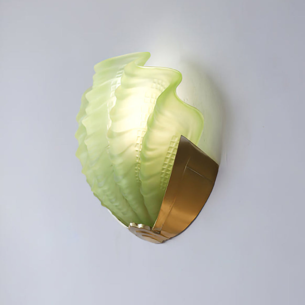 Applique Murale Coquillage en Verre – Art Contemporain & Lumière Sculptée