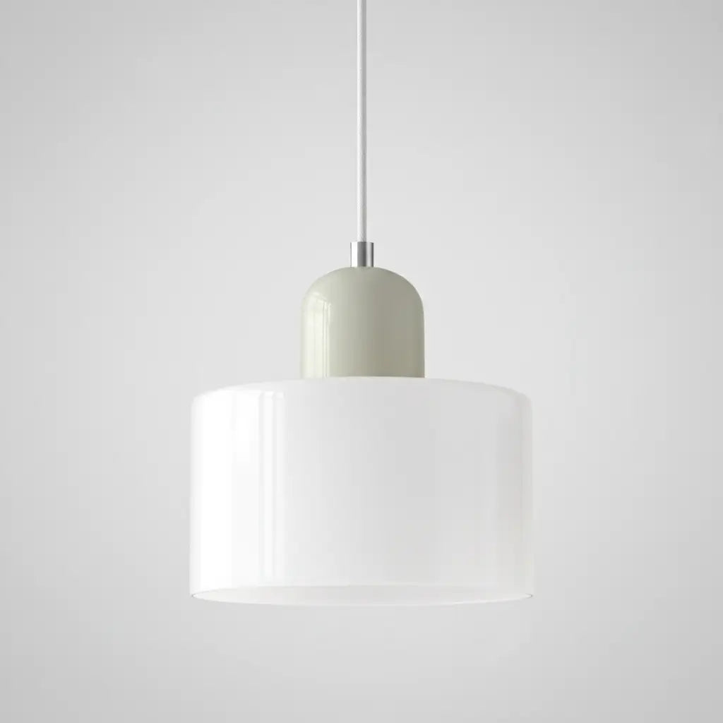 Suspension Nordique Verre Circulaire
