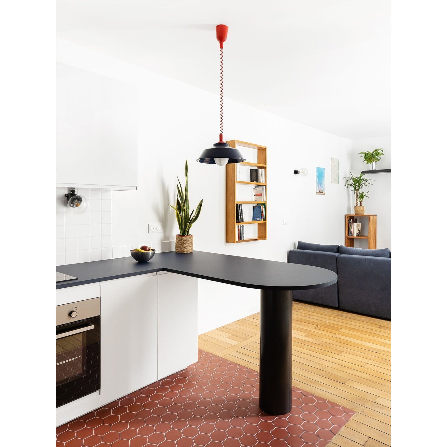 Suspension Toscot Mide – Design Métal Coloré & Jeu de Lumières Ludique