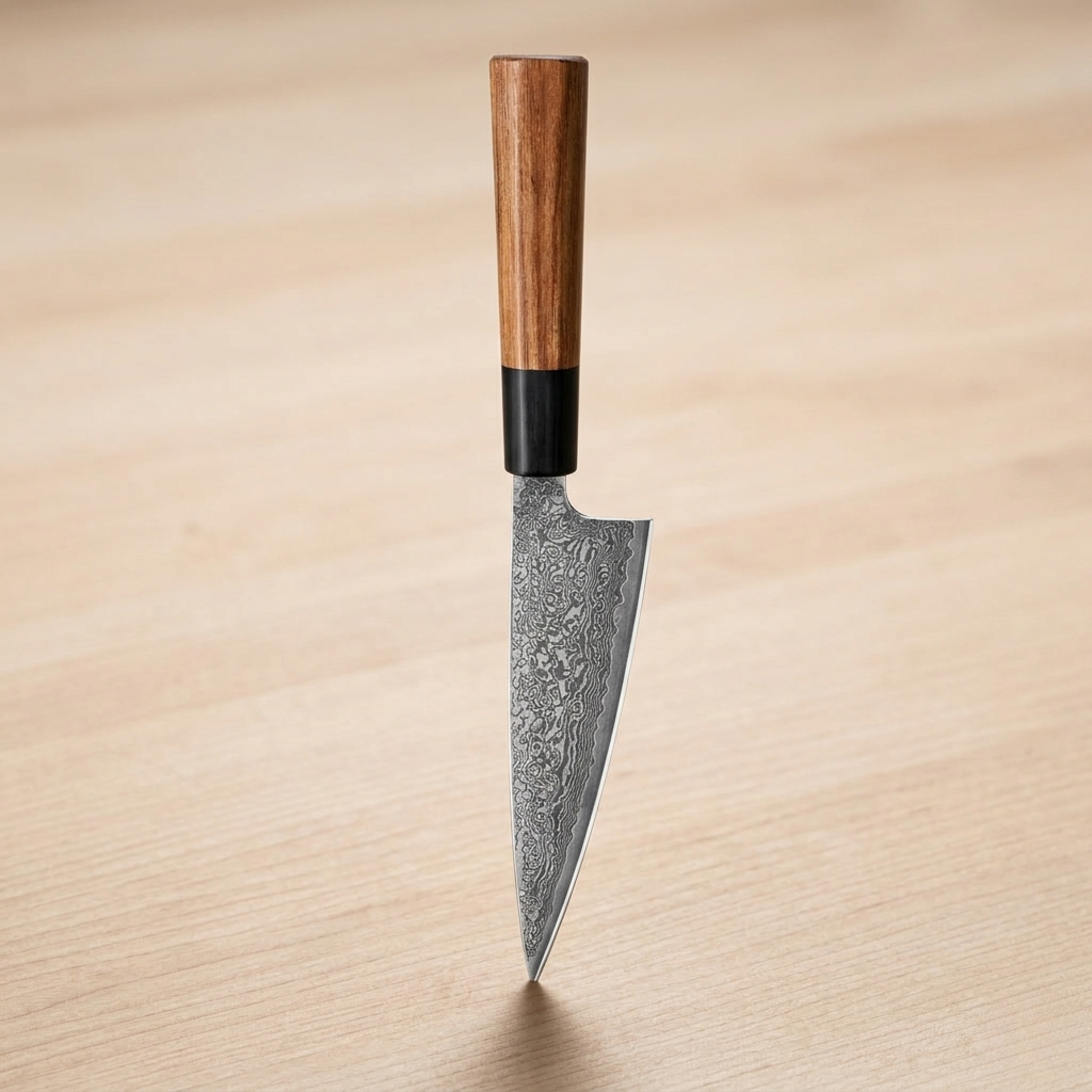 Zorbose Couteau Honesuki Damas 150 mm