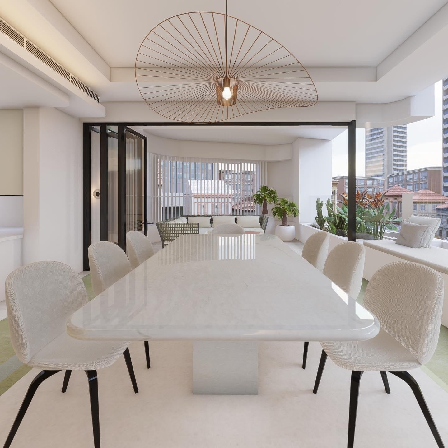 Suspension Vertigo – Présence Sculpturale & Lumière d'Ambiance Envoûtante