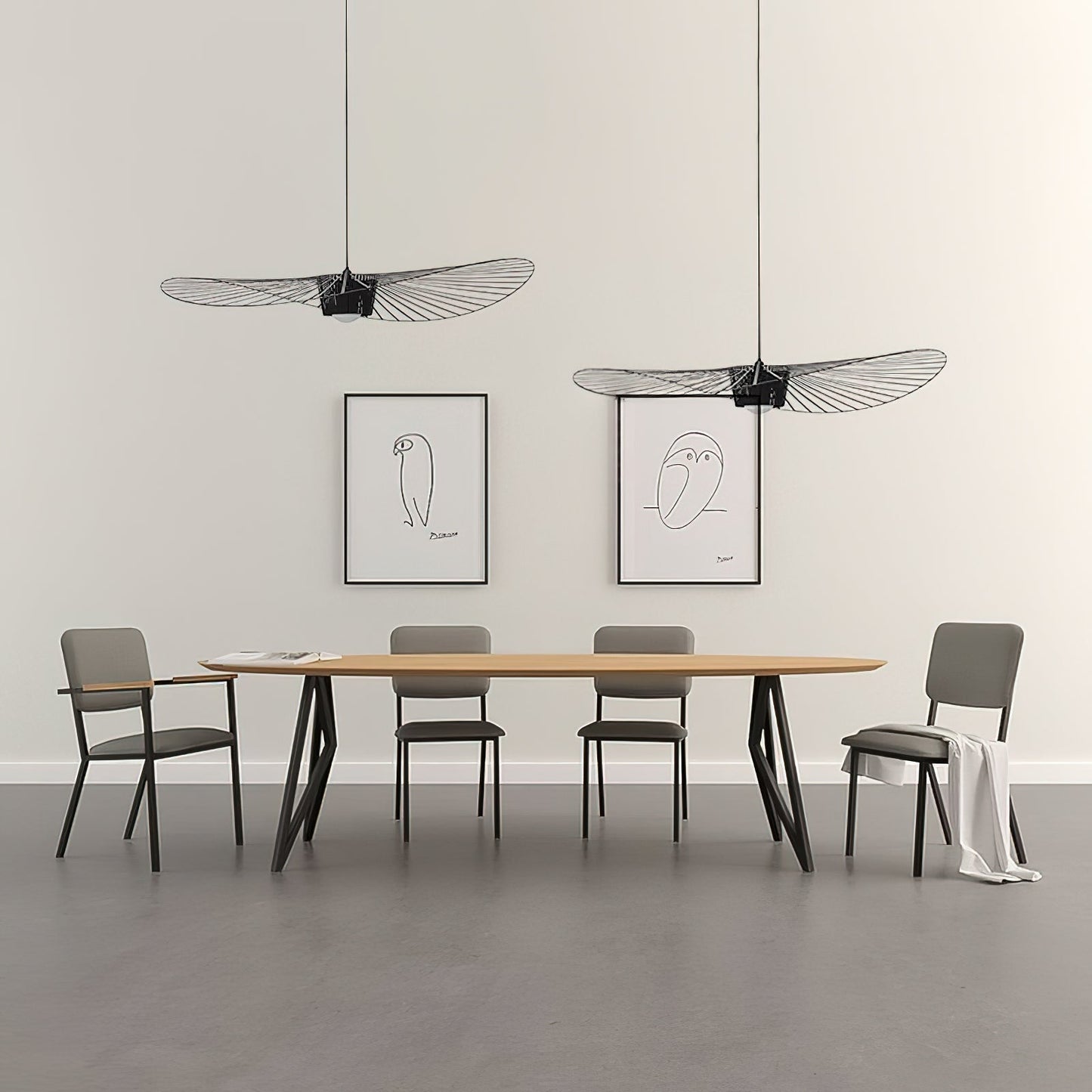 Suspension Vertigo – Présence Sculpturale & Lumière d'Ambiance Envoûtante