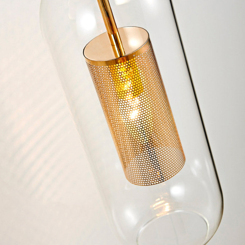 Applique Murale Dysel en Verre & Fer – Design Épuré & Lumière Raffinée