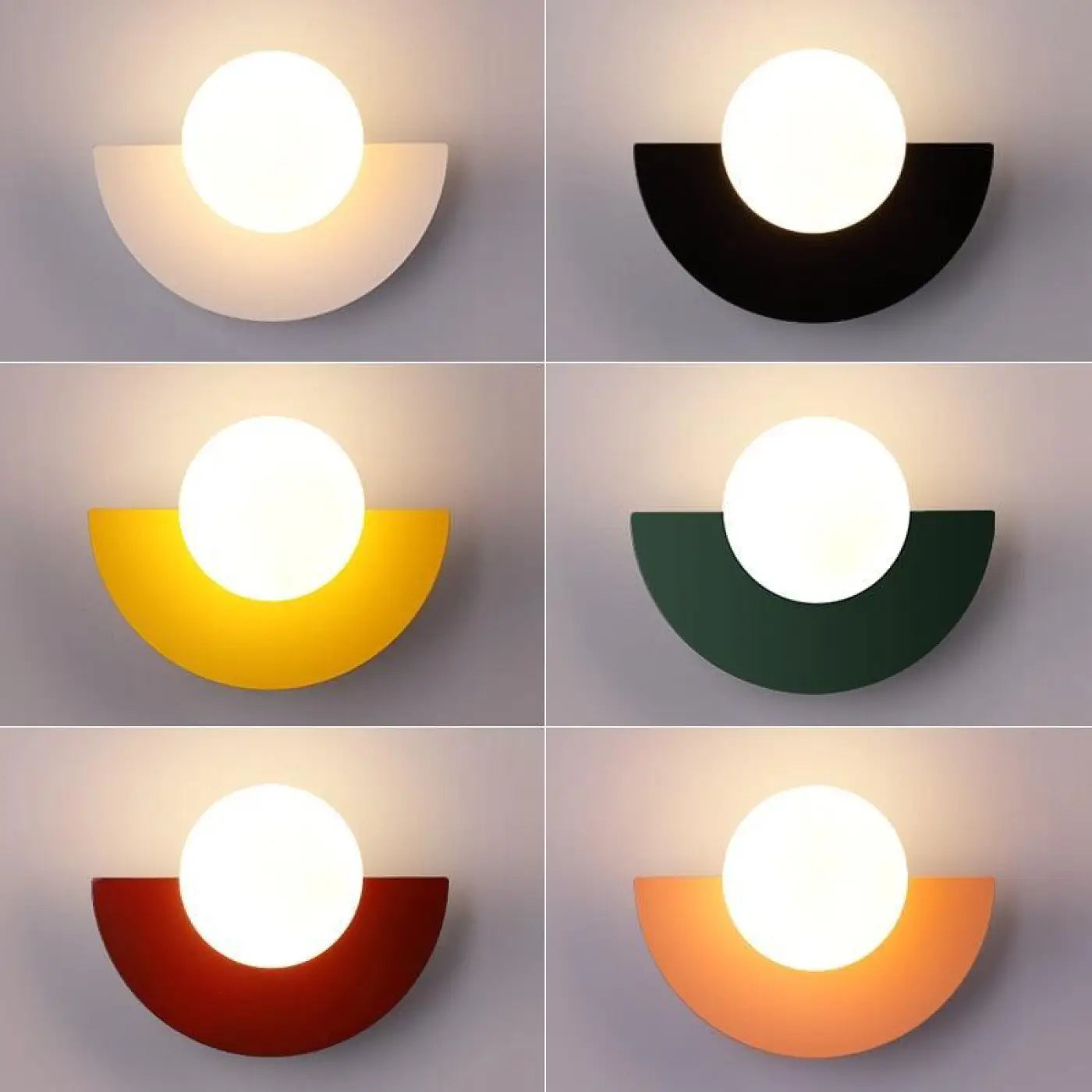 Applique Murale Colorée – Lumière Vibrante & Accent Décoratif Audacieux
