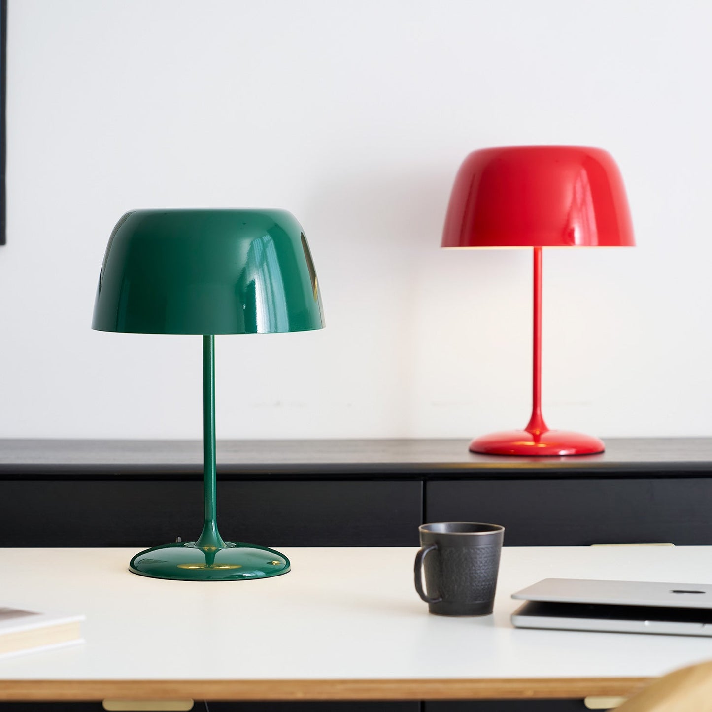 Lampe de Table Bittel – Design Rétro Coloré & Lumière d'Ambiance Chaleureuse