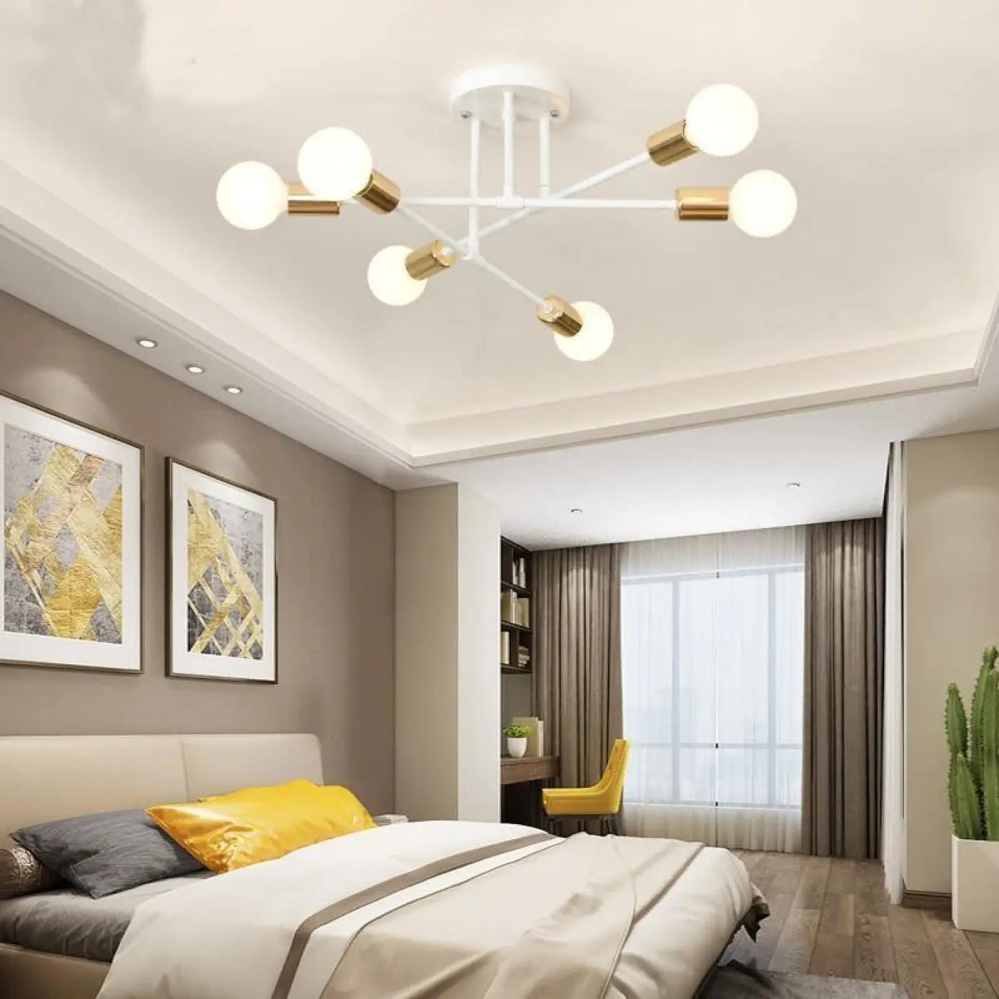 Suspension de Plafond SATARA Globe en Verre – Lumière Douce & Design Épuré
