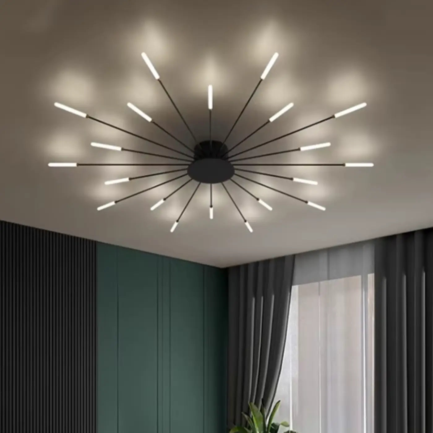 Plafonnier SUN Design Italien – Sculpture Lumineuse & Élégance Moderne Spectaculaire