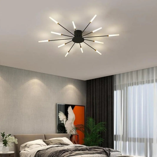 Plafonnier SUN Design Italien – Sculpture Lumineuse & Élégance Moderne Spectaculaire