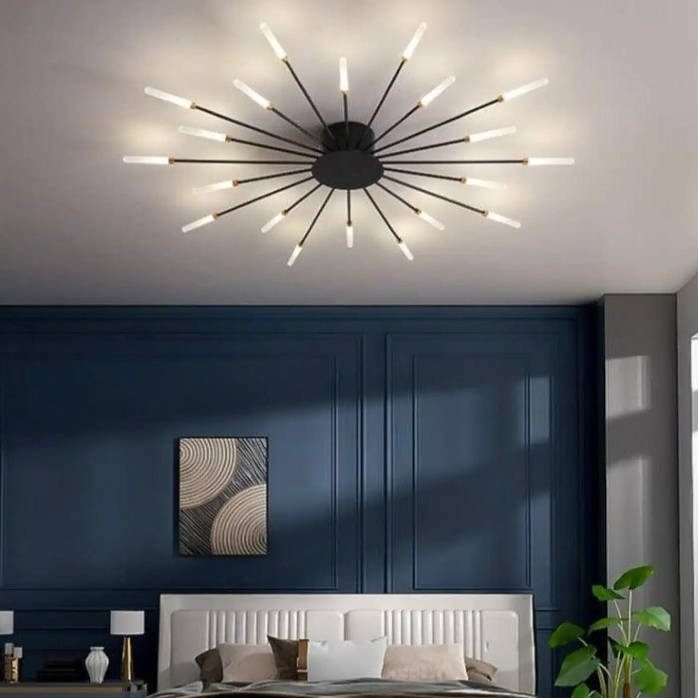 Plafonnier SUN Design Italien – Sculpture Lumineuse & Élégance Moderne Spectaculaire