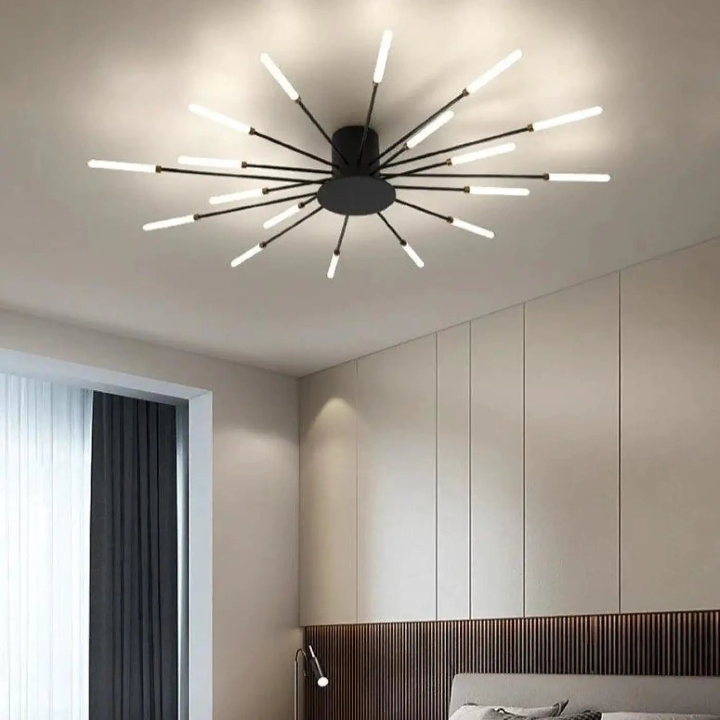 Plafonnier SUN Design Italien – Sculpture Lumineuse & Élégance Moderne Spectaculaire