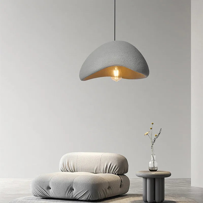 Suspension Japonaise Minimaliste Blanche