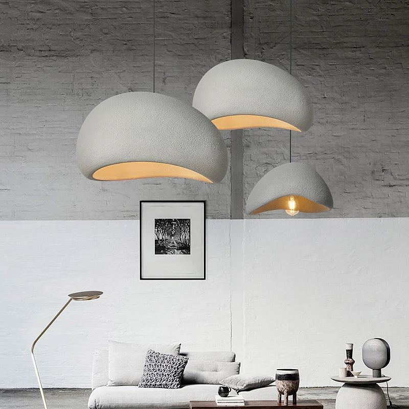Suspension Japonaise Minimaliste Blanche