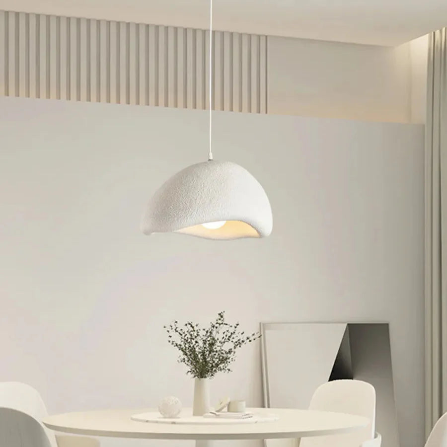 Suspension Japonaise Minimaliste Blanche