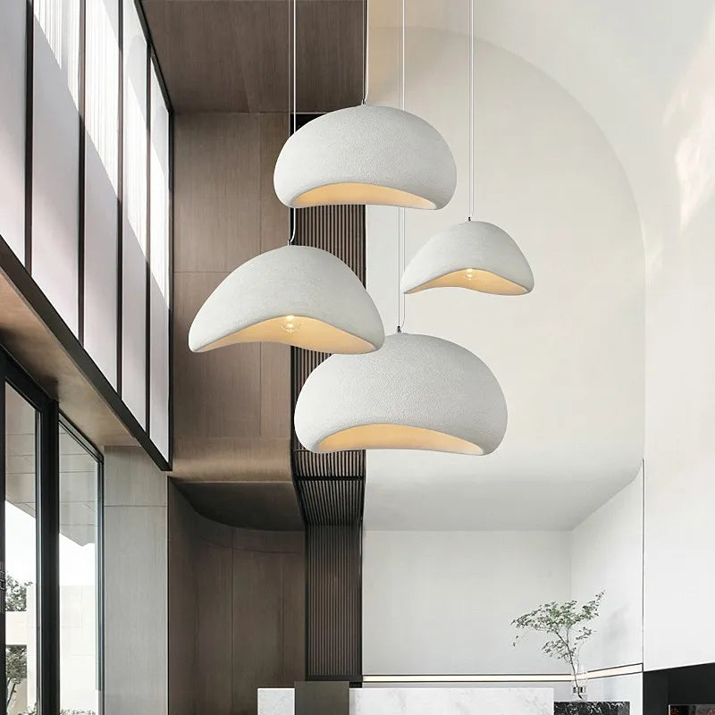 Suspension Japonaise Minimaliste Blanche