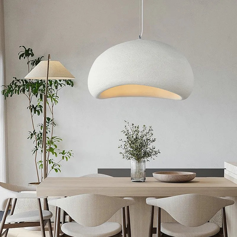 Suspension Japonaise Minimaliste Blanche