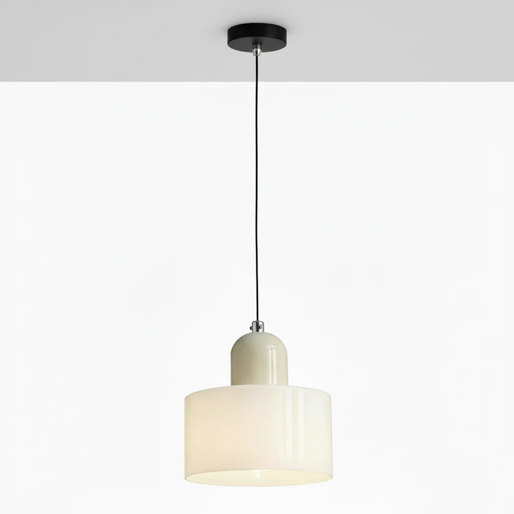Suspension Nordique Verre Circulaire