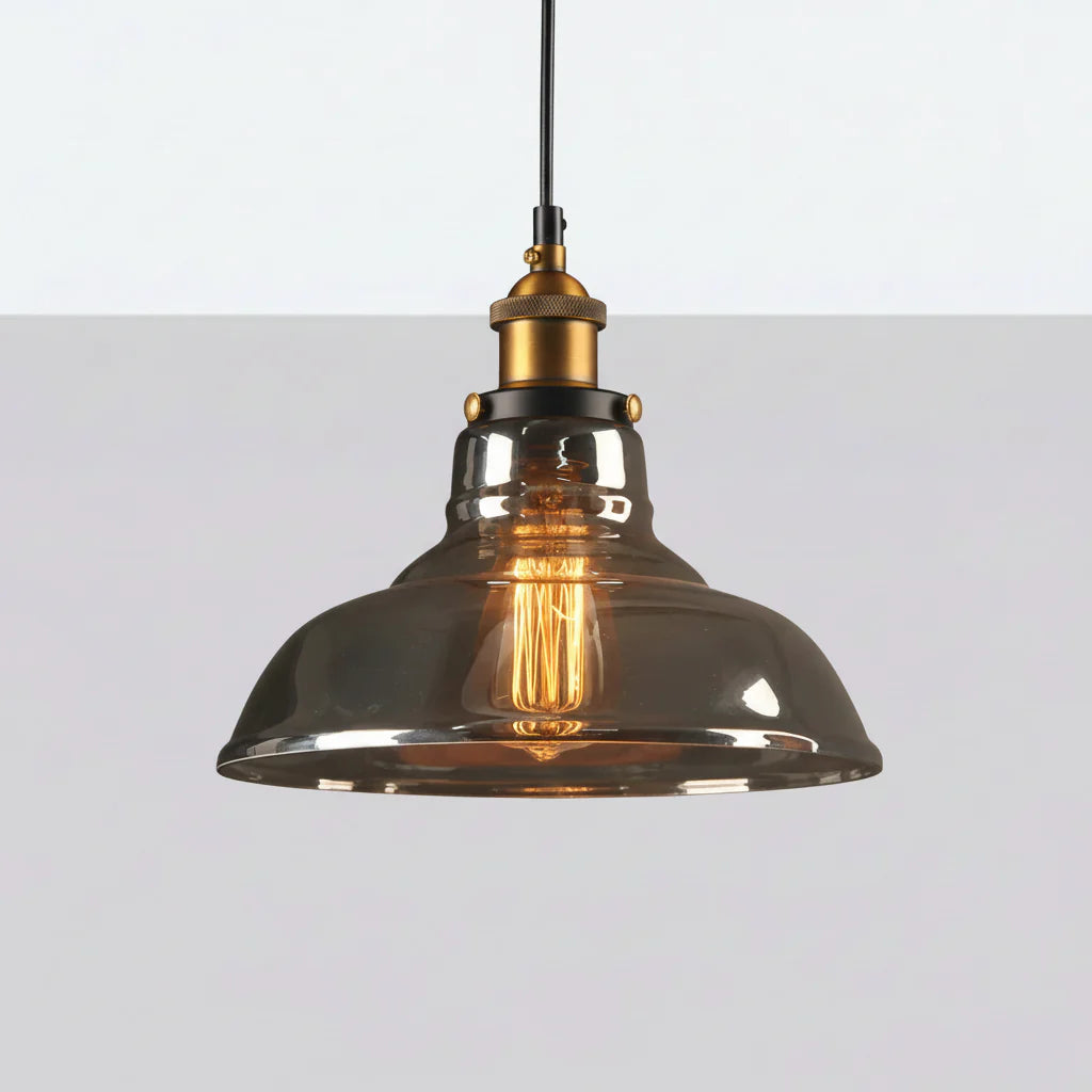 Suspension Verre Industrielle Nordique