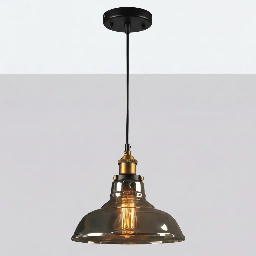 Suspension Verre Industrielle Nordique