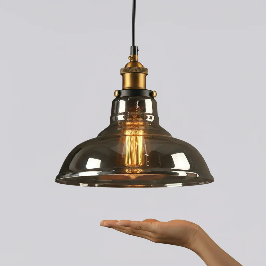 Suspension Verre Industrielle Nordique