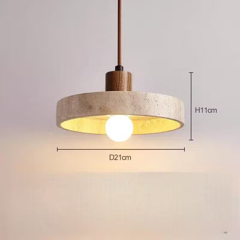 Suspension en Pierre Naturelle et Bois