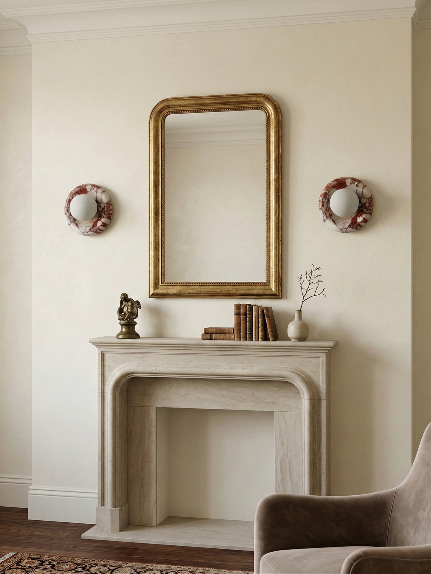 Applique Murale en marbre véritable