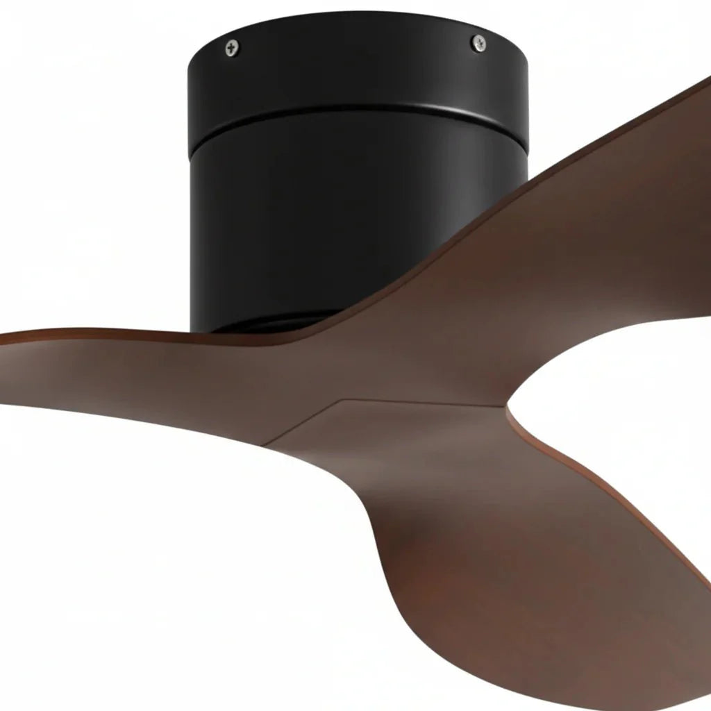 Ventilateur de Plafond silencieux de luxe - ABS Bois Foncé