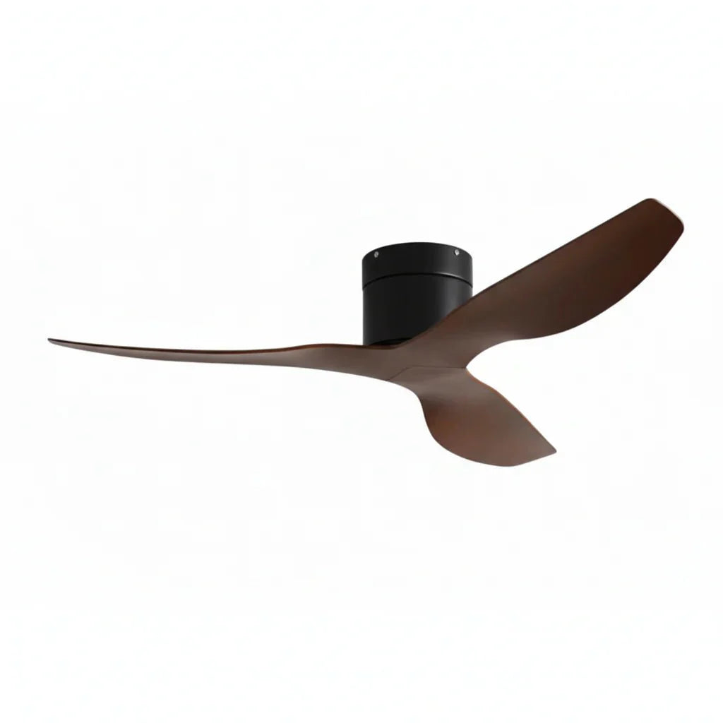 Ventilateur de Plafond silencieux de luxe - ABS Bois Foncé